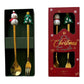 Christmas Cutlery Set 2pc In Gold or Silver