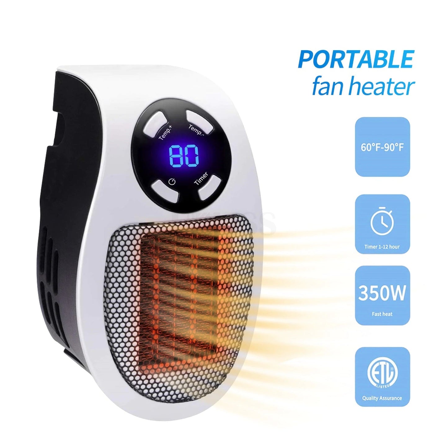 Wall Mounted Multifunction Space Heater