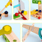 Wooden Realistic Play Set with Box Case and Tool Accessories Included Colourful and Fun Design for Children-37pc Set