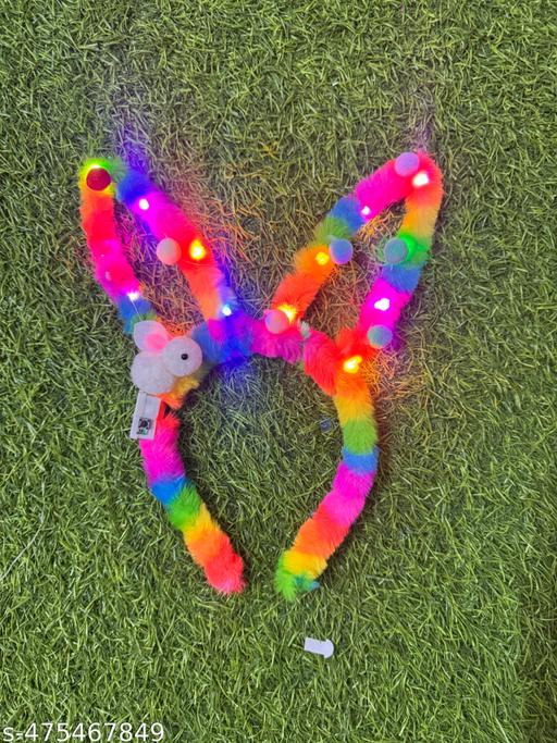 LED Rabbit Ears Headbands Light Up Bunny