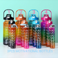 Water Bottle Motivational 3pc-Various Colour Options