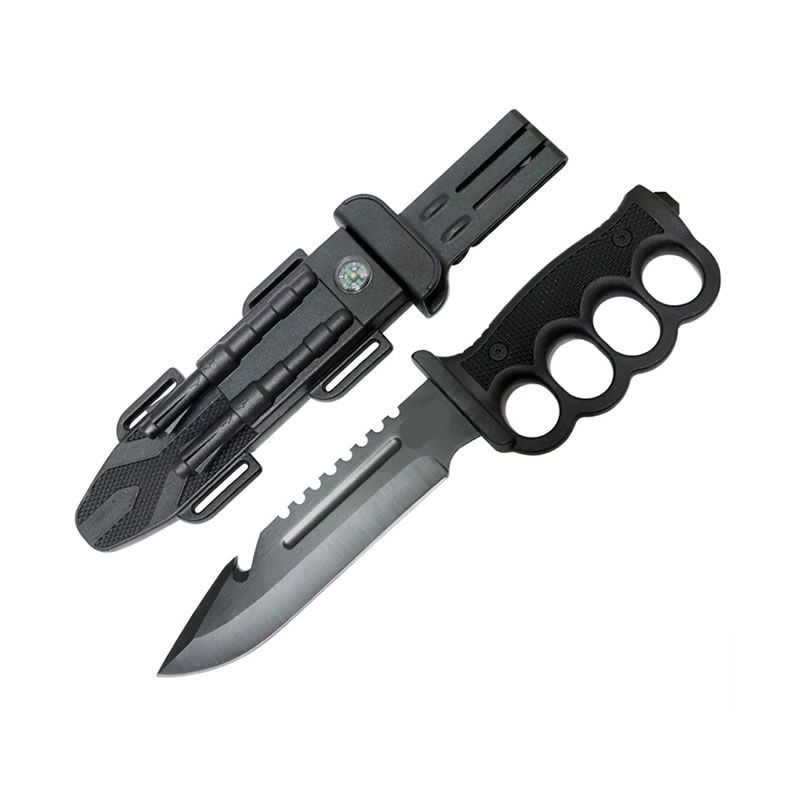 Fixed Blade Knuckle Handguard Knife