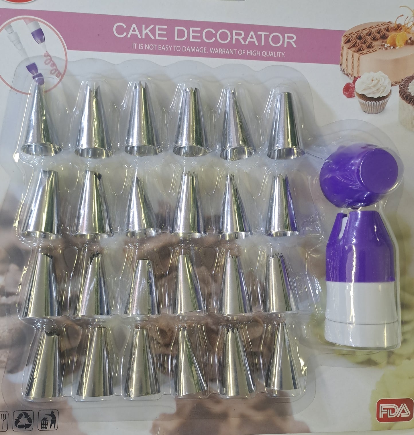 24 pcs Baking Nozzle set