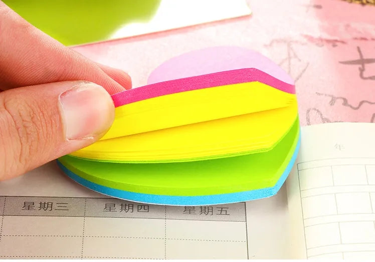 Heart Shaped Sticky Notes