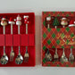 Christmas Themed Cutlery Set 6pc In Gold & Silver