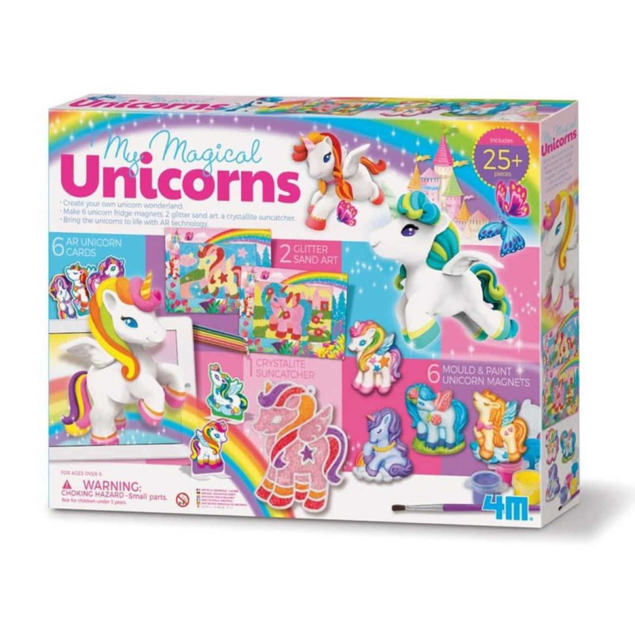 Unicorns 4M Mould & Paint Glitter