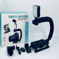 Handheld Camera Stabilizer Fill Light Microphone Video Making Kit