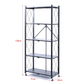 5 Tier Folding Storage Organizing Rack with Wheels