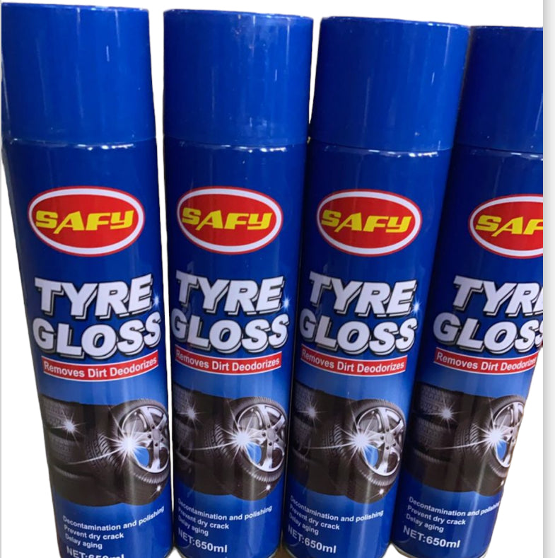 Safy Tyre Gloss/Shine Spray 650ml