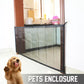 Magic Gate Pet Dog Safety Mesh Gate Portable Folding Enclosure Install Anywhere Keep Distance for Your Pets from Kitchen and Outdoor