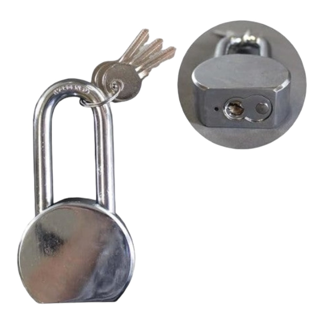 Long Shackle Padlock Heavy Duty Chrome Steel Shackle