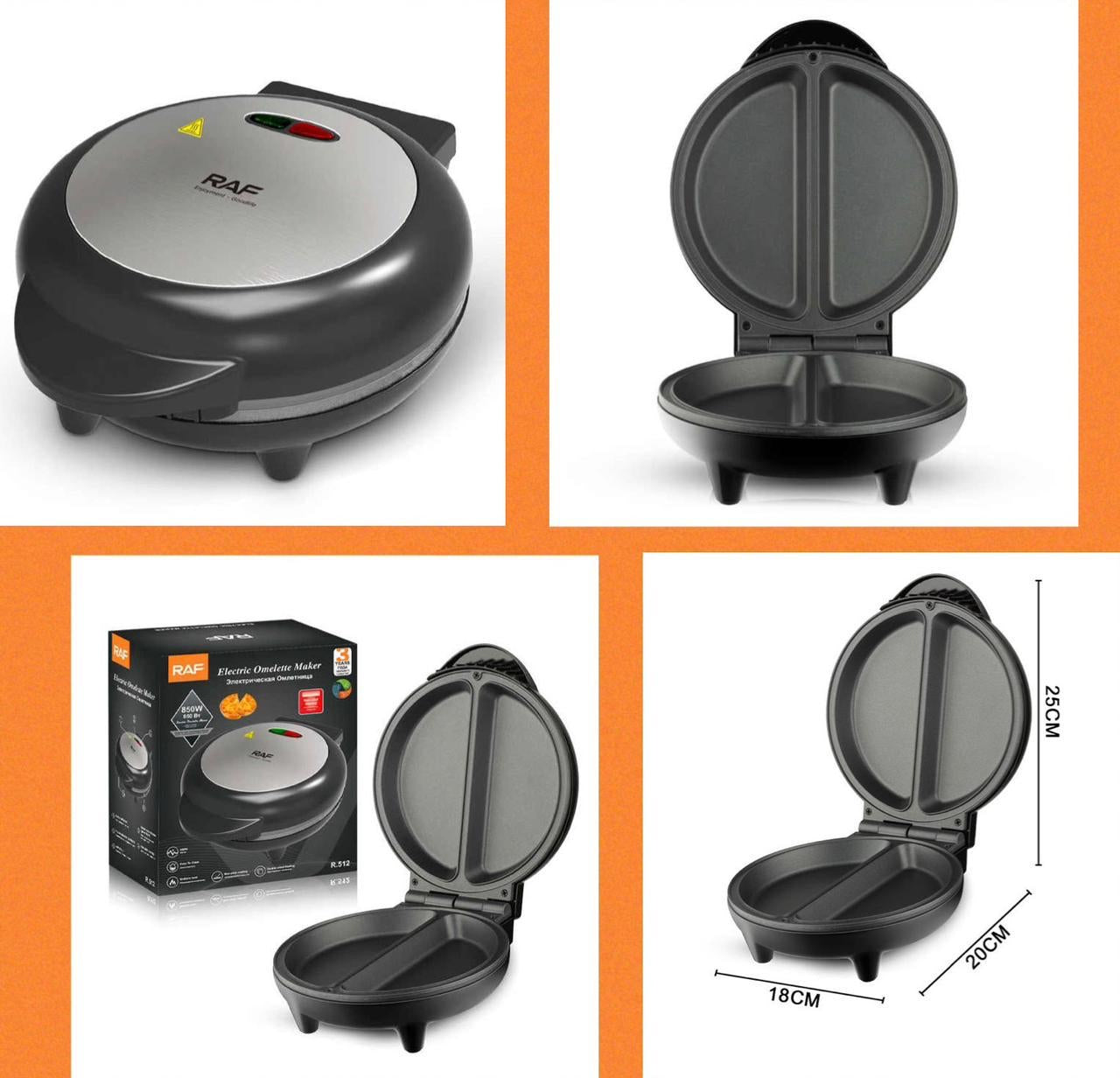 RAF Omelette Maker 850watt