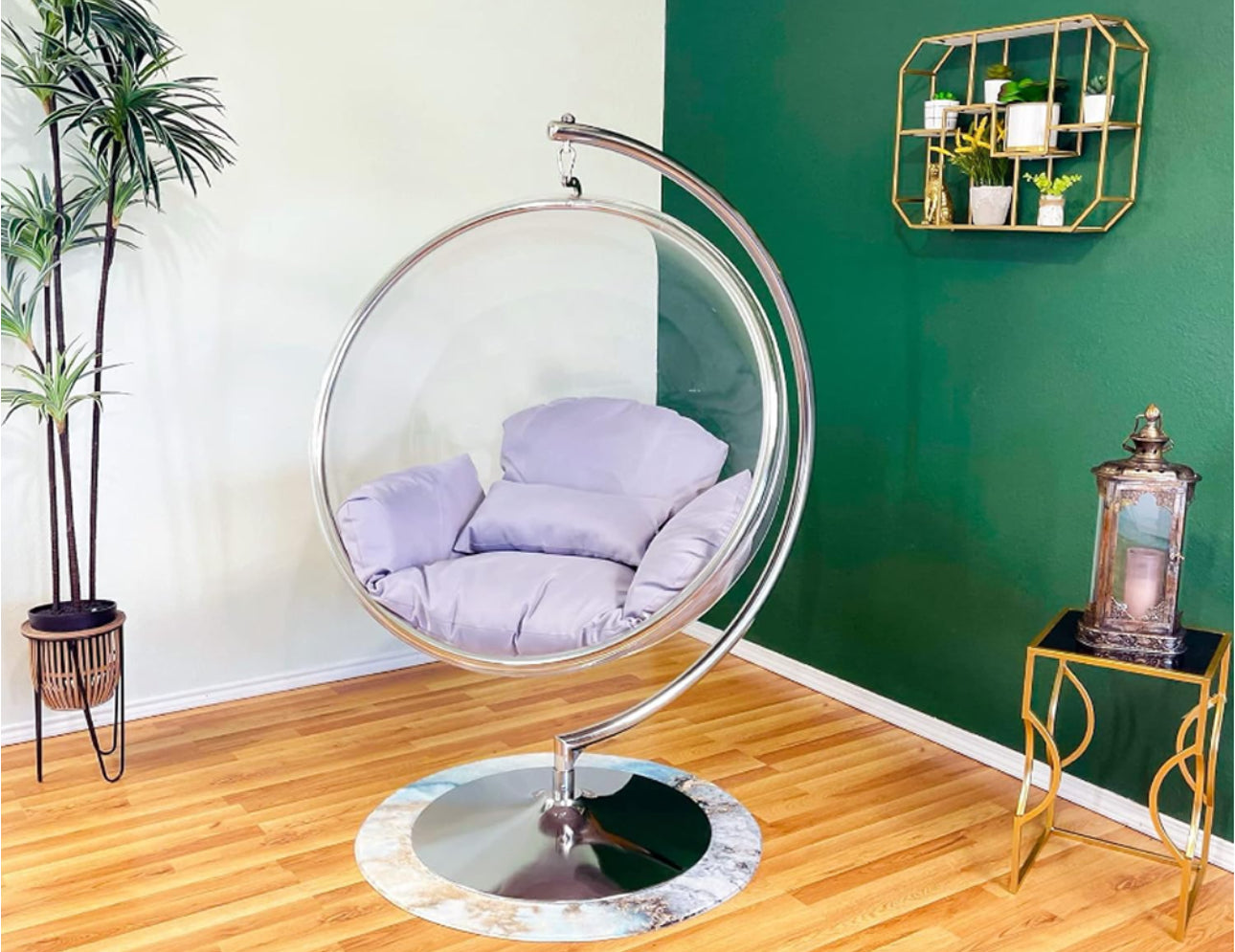 Acrylic Bubble Hanging Swing Chair