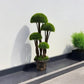 Artificial Ball Tree, 90cm Artificial Plant, Indoor/Outdoor Trees with Golden Cement Pot, Fake Greenery Plants Decorative Trees for Office Home Front Door