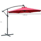 Black Friday Deal Outdoor Cantilever Umbrella Available In Red & Beige