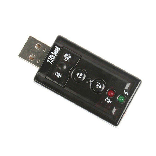 Virtual 7.1-Channel USB External Sound Card