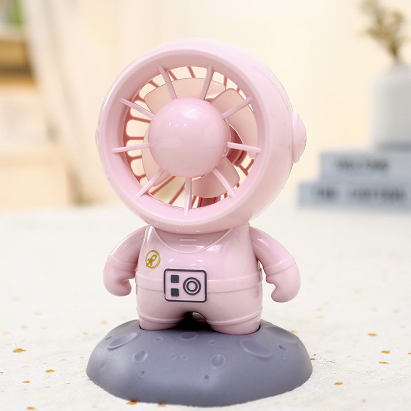 Mini handheld fan, astronaut shape rechargeable handheld fan