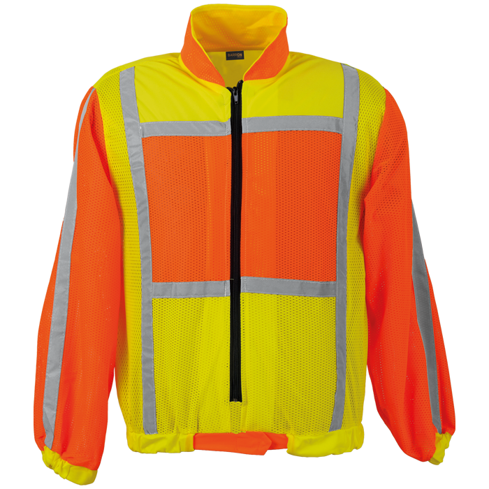 Reflective vest, Long sleeve - 2 Tone