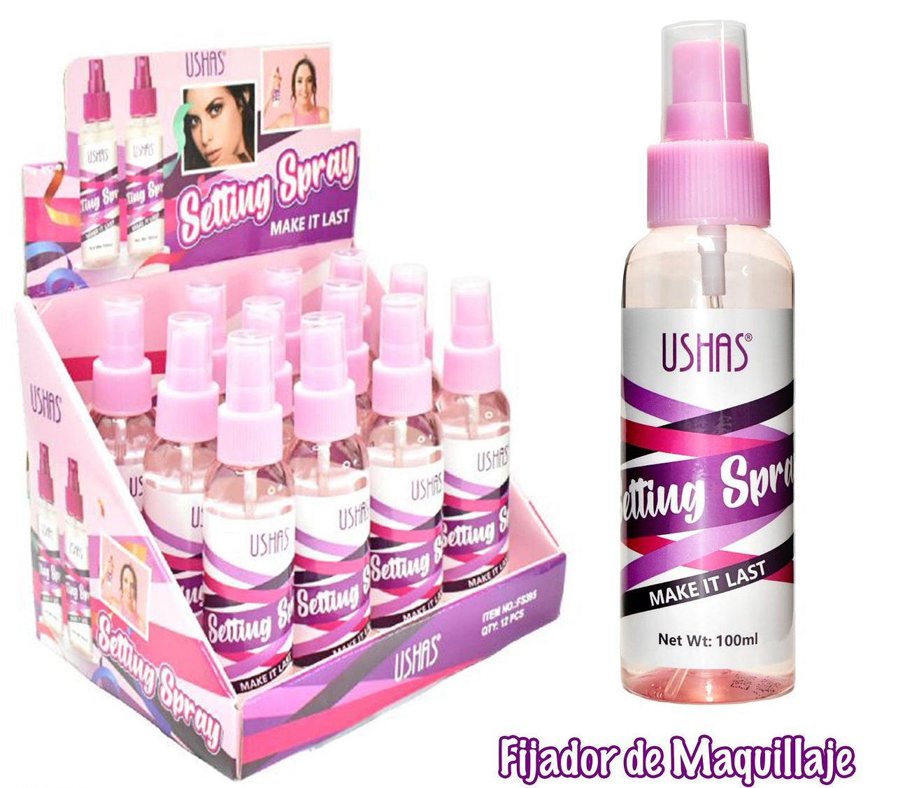 Ushas Make-Up Fixing Setting Spray