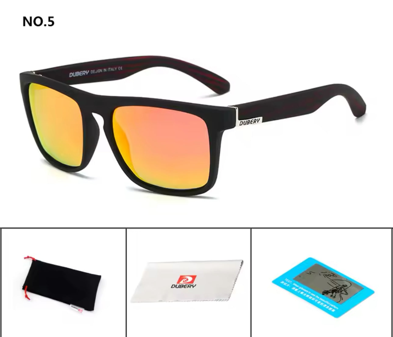 DUBERY Polarised Sports Sunglasses UV Protection