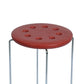 Home And Office Stainless Steel Stool With Round Plastic Top Seat