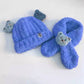 Kids' Hat And Scarf Set, Thick Warm Plush Cap For Baby Boys And Girls, Autumn And Winter