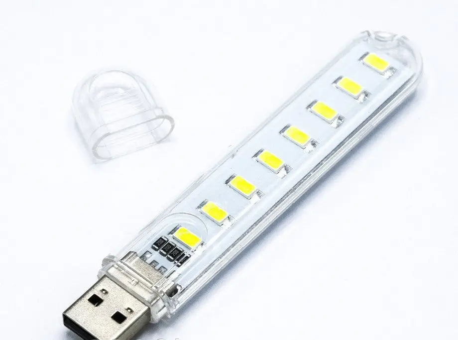 Portable USB 8 LED Light