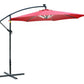 Black Friday Deal Outdoor Cantilever Umbrella Available In Red & Beige