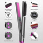 3-in-1 hair straightener, curling iron, hair straightening comb, with LED temperature display, four-level adjustment, fast heating hairdressing tools