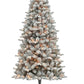 Flocked Christmas Tree with Smart Lights Height 180CM