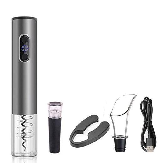 Electric Wine Opener Gift Set With Charging Base