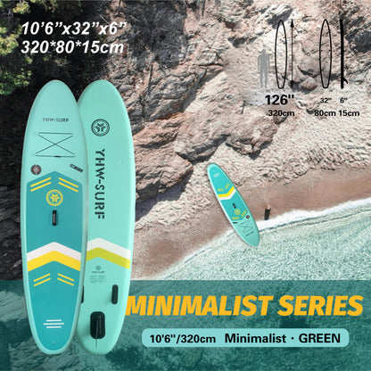 Inflatable Stand Up Paddle Board Kits 10.6inch Minimalist Series