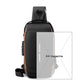 Multifunction Anti-theft USB Shoulder Bag Man Crossbody Cross Body Travel Sling Chest Bags Pack Travel