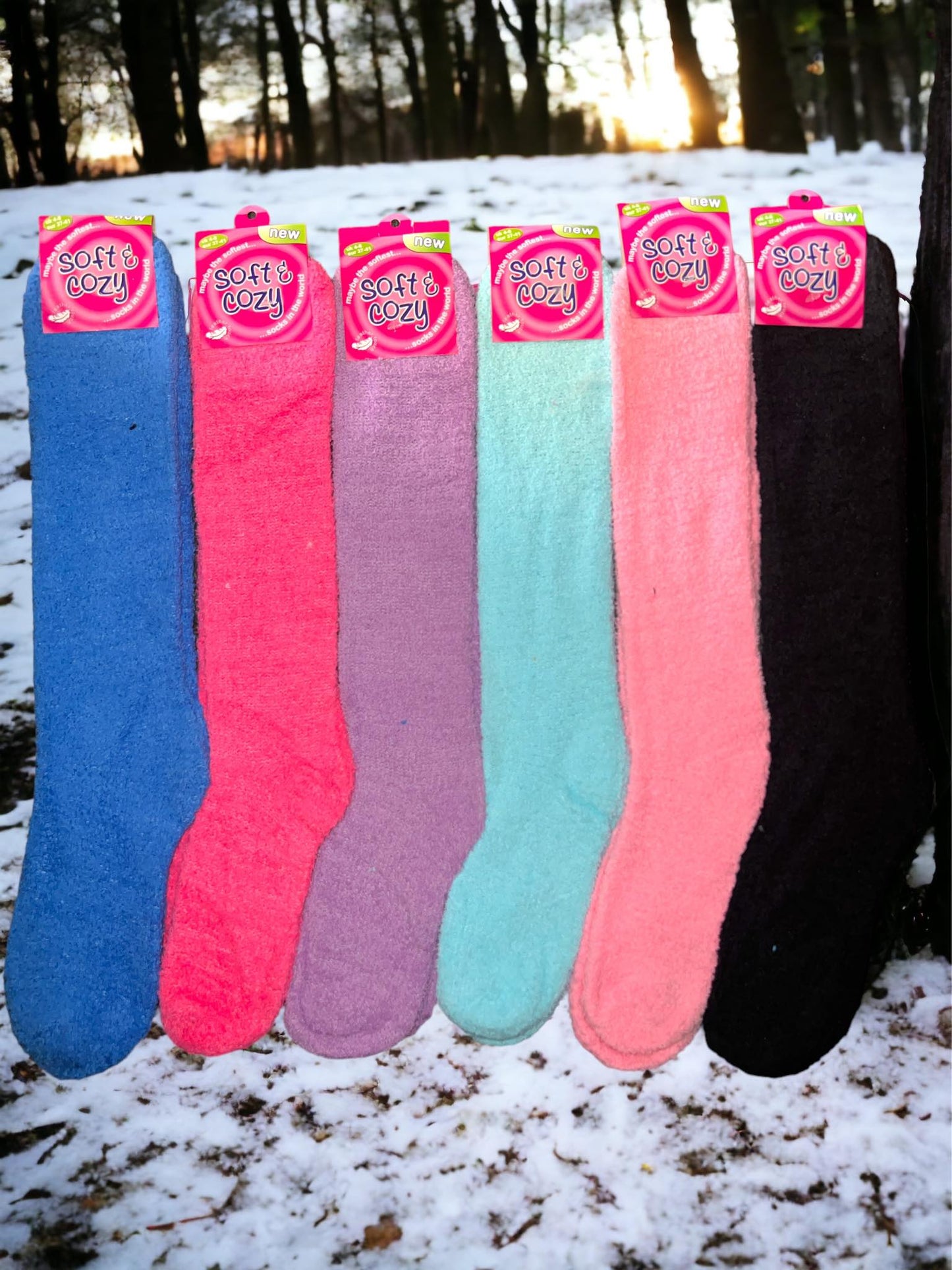 Soft and cozy winter socks