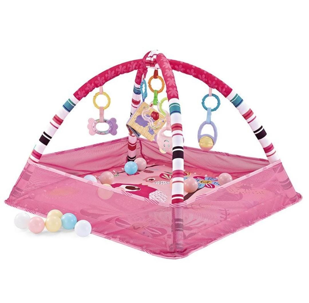 Baby Activity Gym & Foldable Play Mat with 18 Balls