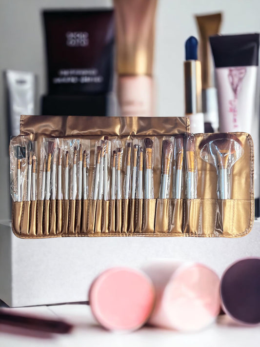 24 Piece Makeup Brush Set