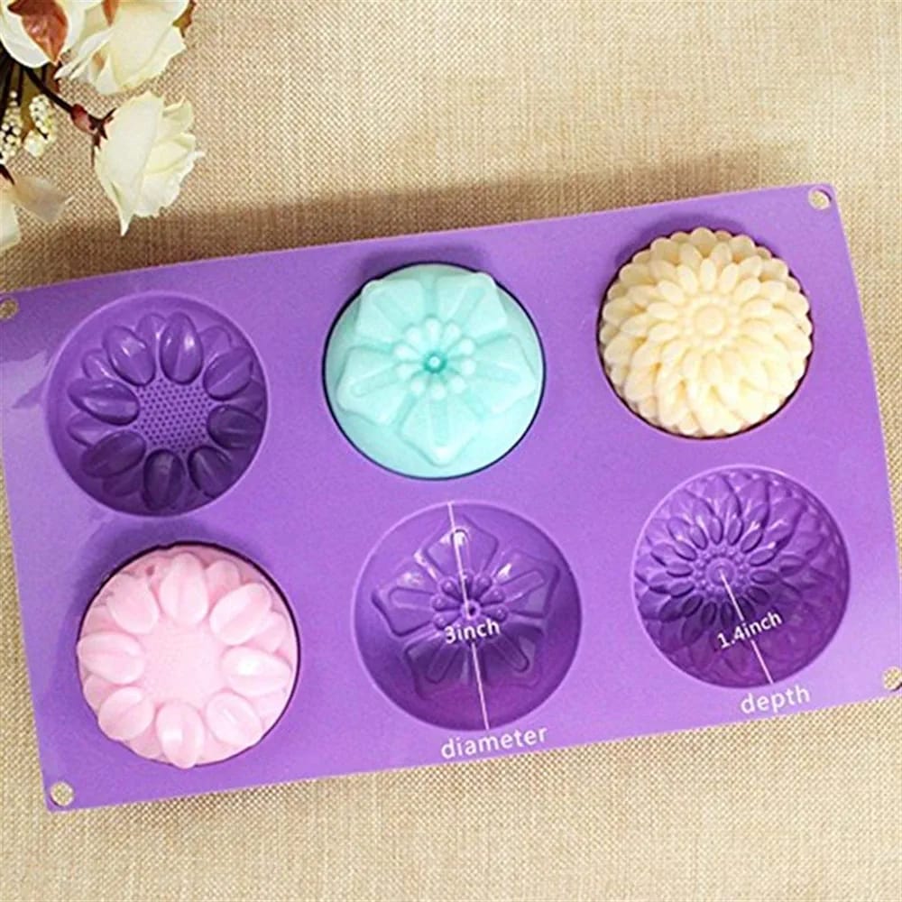 1PC Silicone Mold Flower Shape