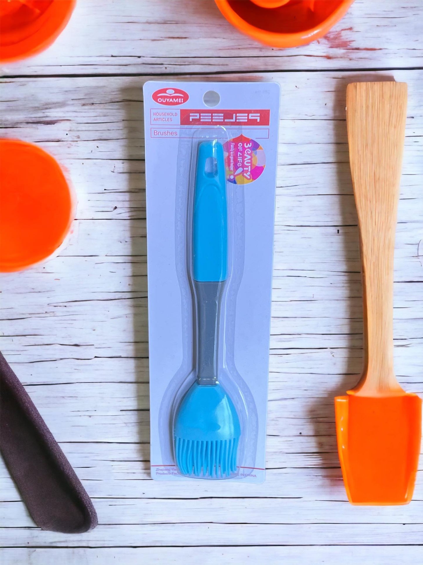 Silicone Bristle Cooking Utensil