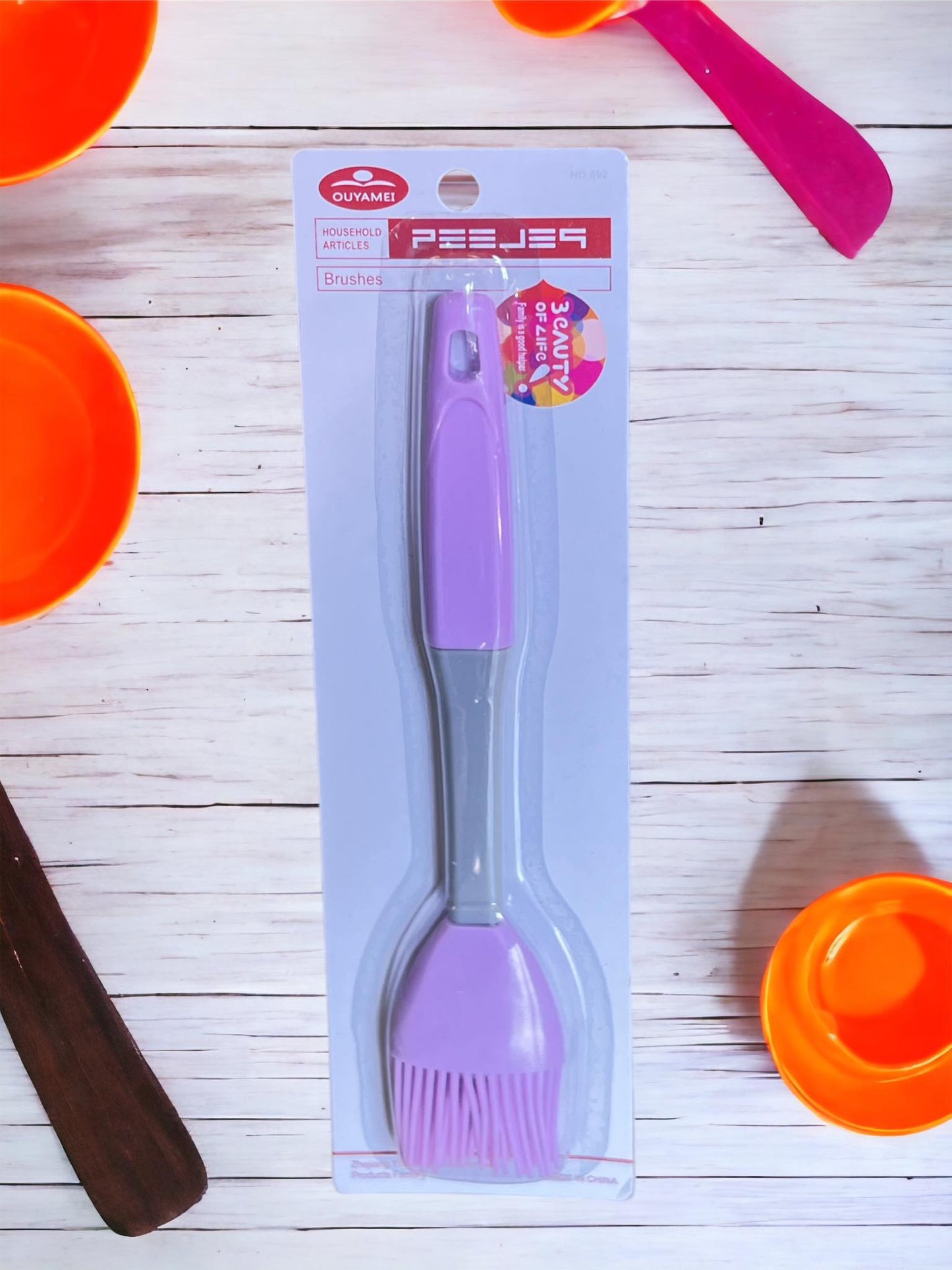 Silicone Bristle Cooking Utensil