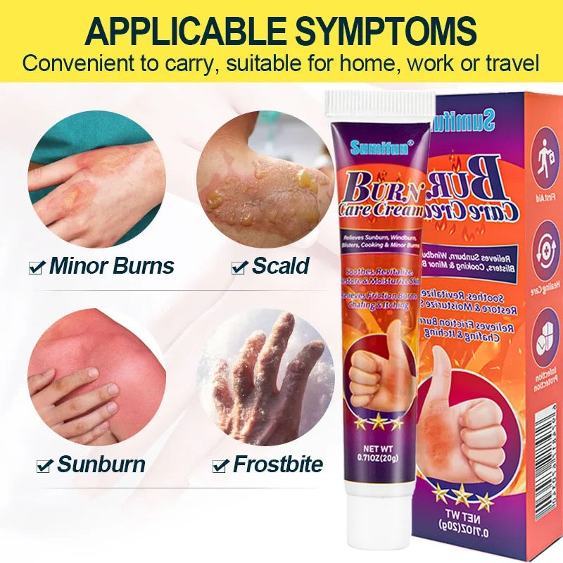 Burn Scald Ointment Burn Scar Removal Pain Relief Antibacterial Cream ...