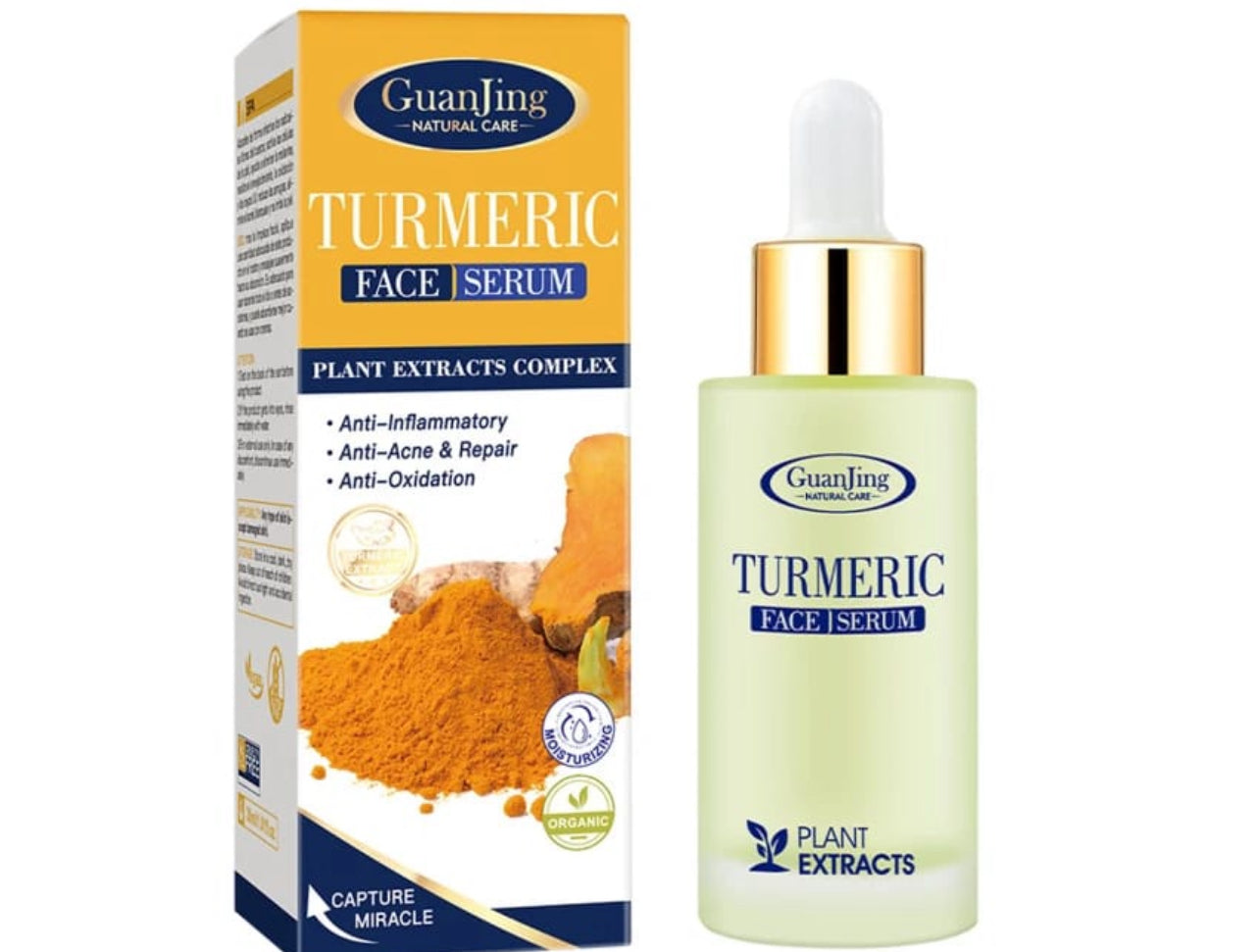 GUANJING Tumeric Face Serum Anti - Acne Face Repair