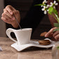 Wavy Cup & Saucer Set -12pc