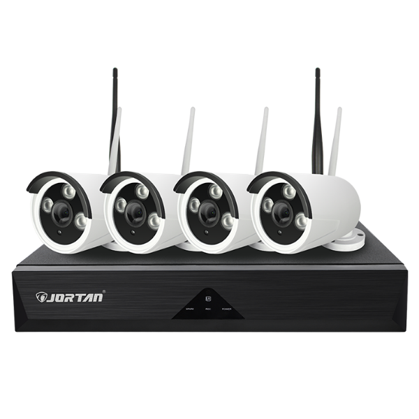 4 Channel 4 Ways Wireless CCTV Camera Surveillance Kit - Jortan