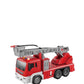 Fire Truck Toy Jumbo Friction Powered Fire Engine Truck with Lights and Sounds/Sirens, Rescue Boom, and Water Pump Hose to Shoot Water 1:16scale