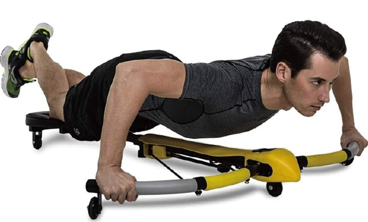 ProSportz Abdominal Fitness Machine Lazy Abdomen Machine Home Thin Belly Fat Burning Exercise Abdominal Muscles Multi-function Abdominal Wheel Fitness Machine-Available As PreOrder Sales Only