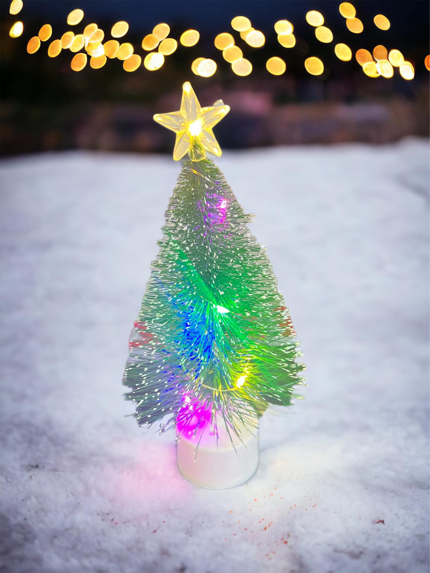 Artificial Mini Table Top Light up Christmas Tree