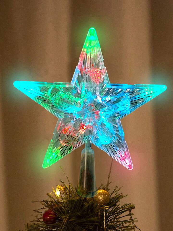 Christmas 15cm Tree Top LED Star Warm RG