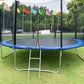 Round Outdoor Trampoline for Kids, Trampoline for Kids, Gymnastic, Fitness, Park, Large, Professional 2.44M