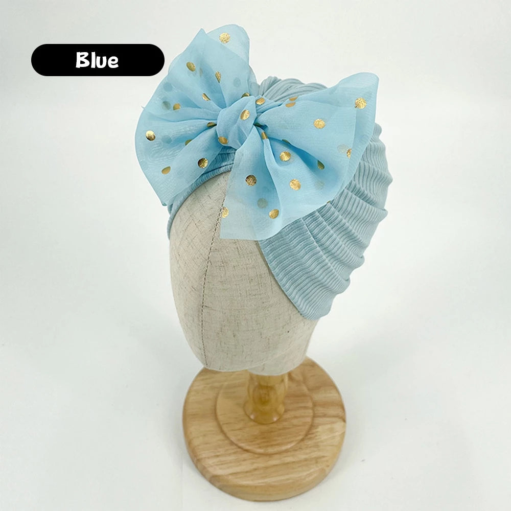 Baby Hat Bow Toddler Headbands Winter Knot Head Wrap Nursery