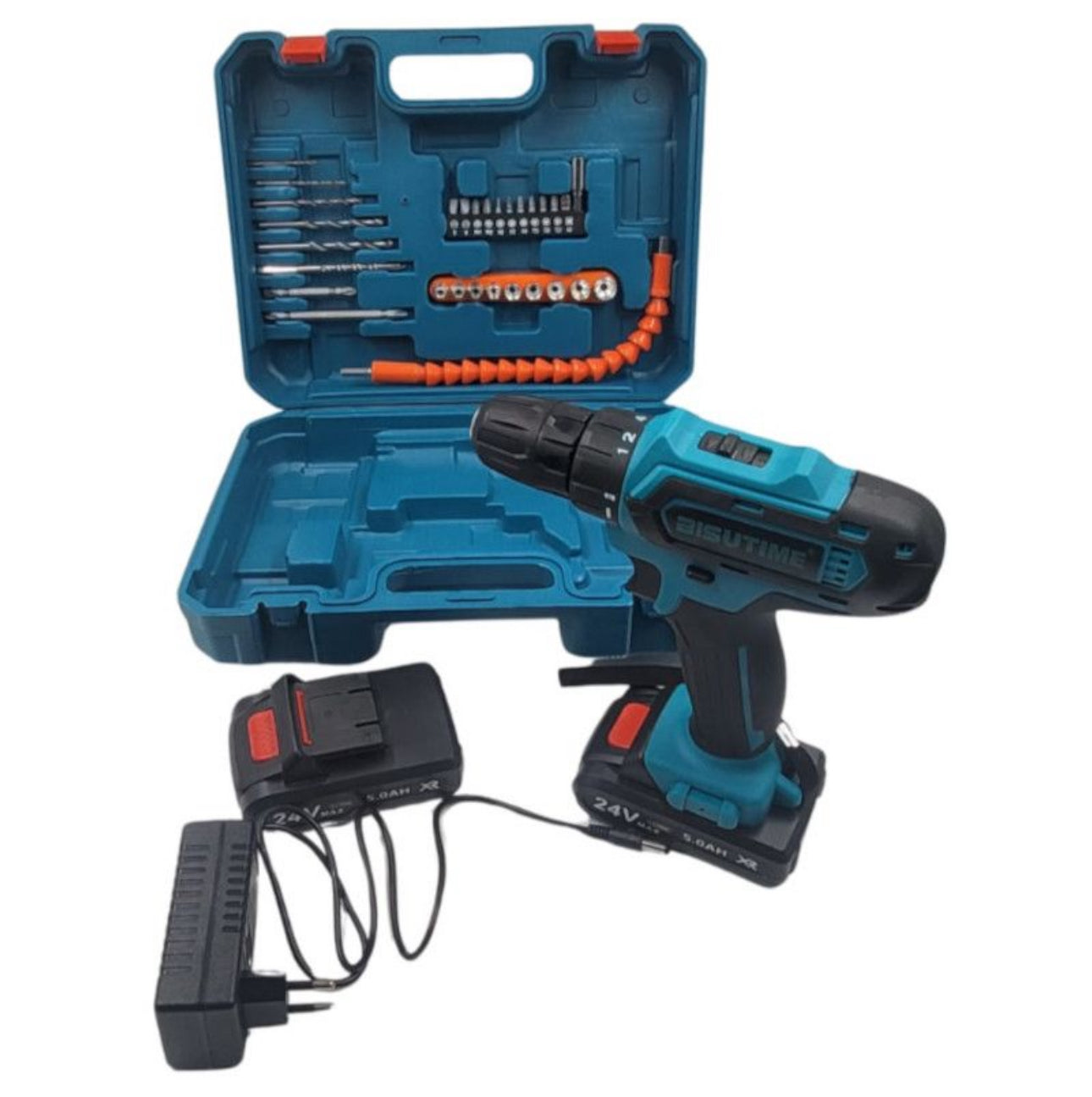 24V Cordless Rechargeable Lithium-Ion Drill and Screwdriver Set